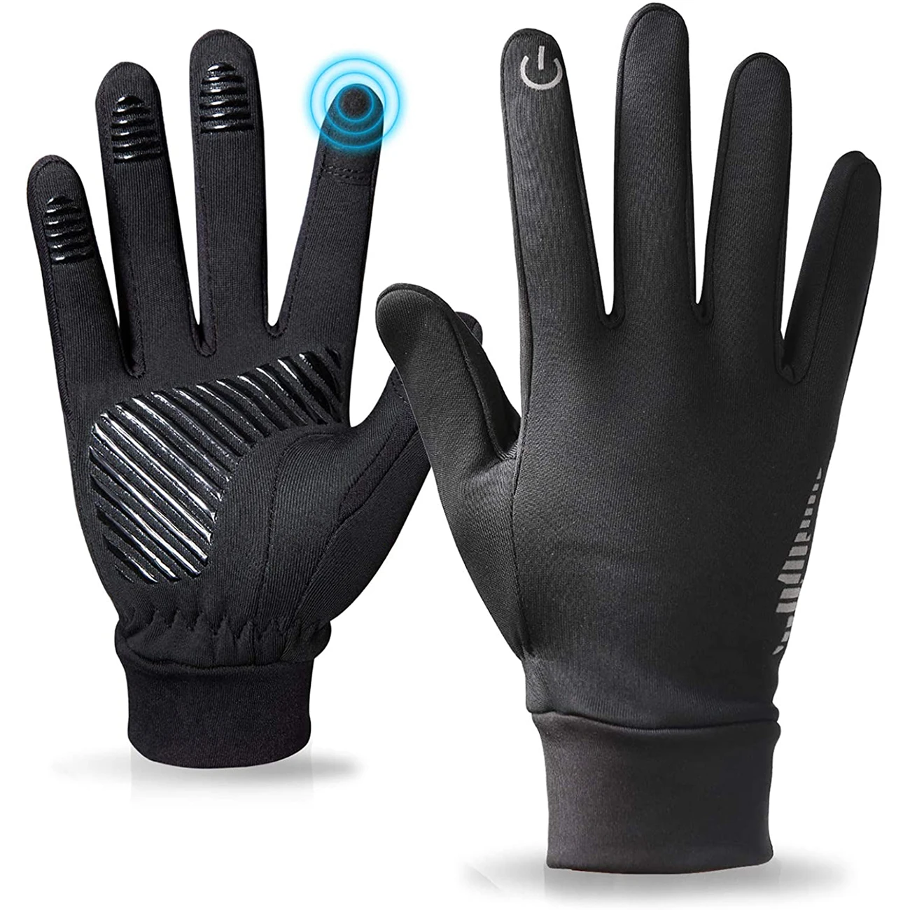 

Winter Outdoor Sports Running Glove Bike Cycling Warm Touch Screen Long Full Finger Gloves For Men Women Knitted Magic Gloves