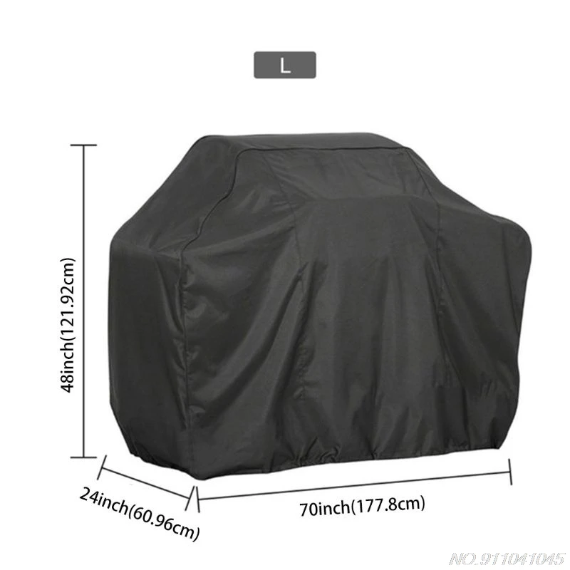 

BBQ Cover Outdoor Dust Waterproof Weber Heavy Duty Grill Cover Rain Protective Outdoor Barbecue Cover Round D21 20 Dropshipping