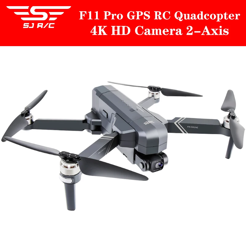 Горячая Распродажа SJRC F11 4K Pro GPS Дрон 5G Wi Fi FPV HD Камера двухосевой Anti shake Gimbal 50X зум