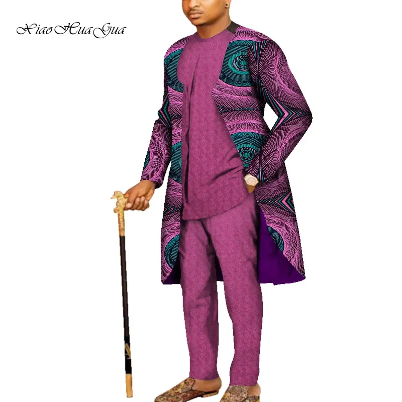 3 предмета в комплекте для мужчин африканском стиле костюмы Дашики рубашки