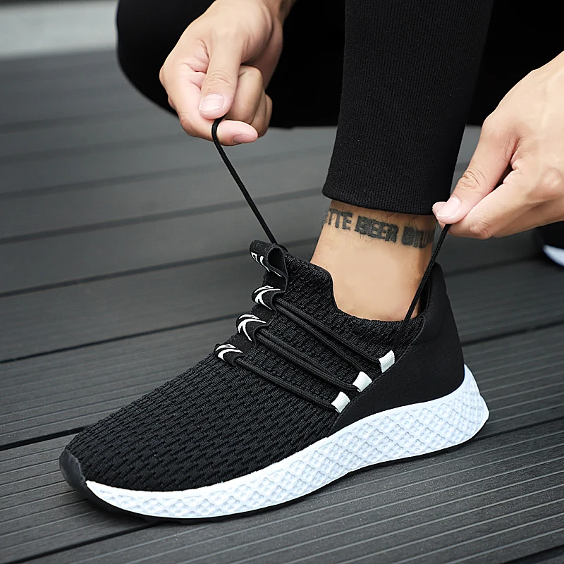 Кроссовки мужские Легкие беговые кроссовки дышащая сетчатая обувь для отдыха