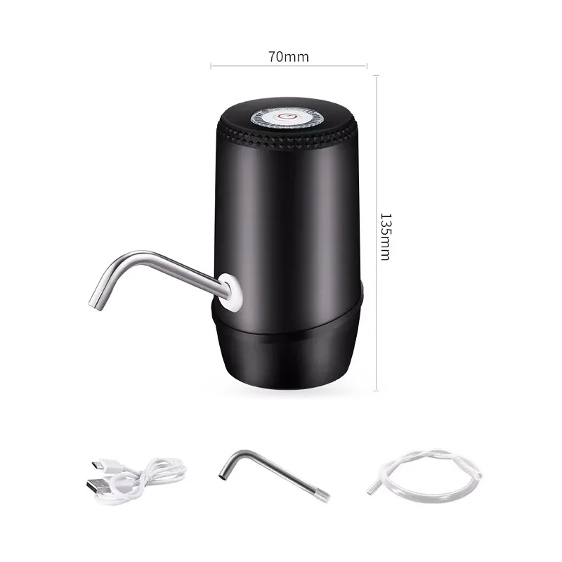 Warmtoo Электрический диспенсер для воды портативный галлон питьевой дозатор для бутылки умный беспроводной водяной насос водоочистные приборы - Цвет: 4.2V