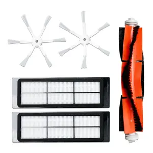 5 шт. в партии, 6-Arm боковая щетка фильтр Hepa Главная щетка комплект для Roborock S50 S51 S55 робот пылесос запасная часть комплект аксессуаров