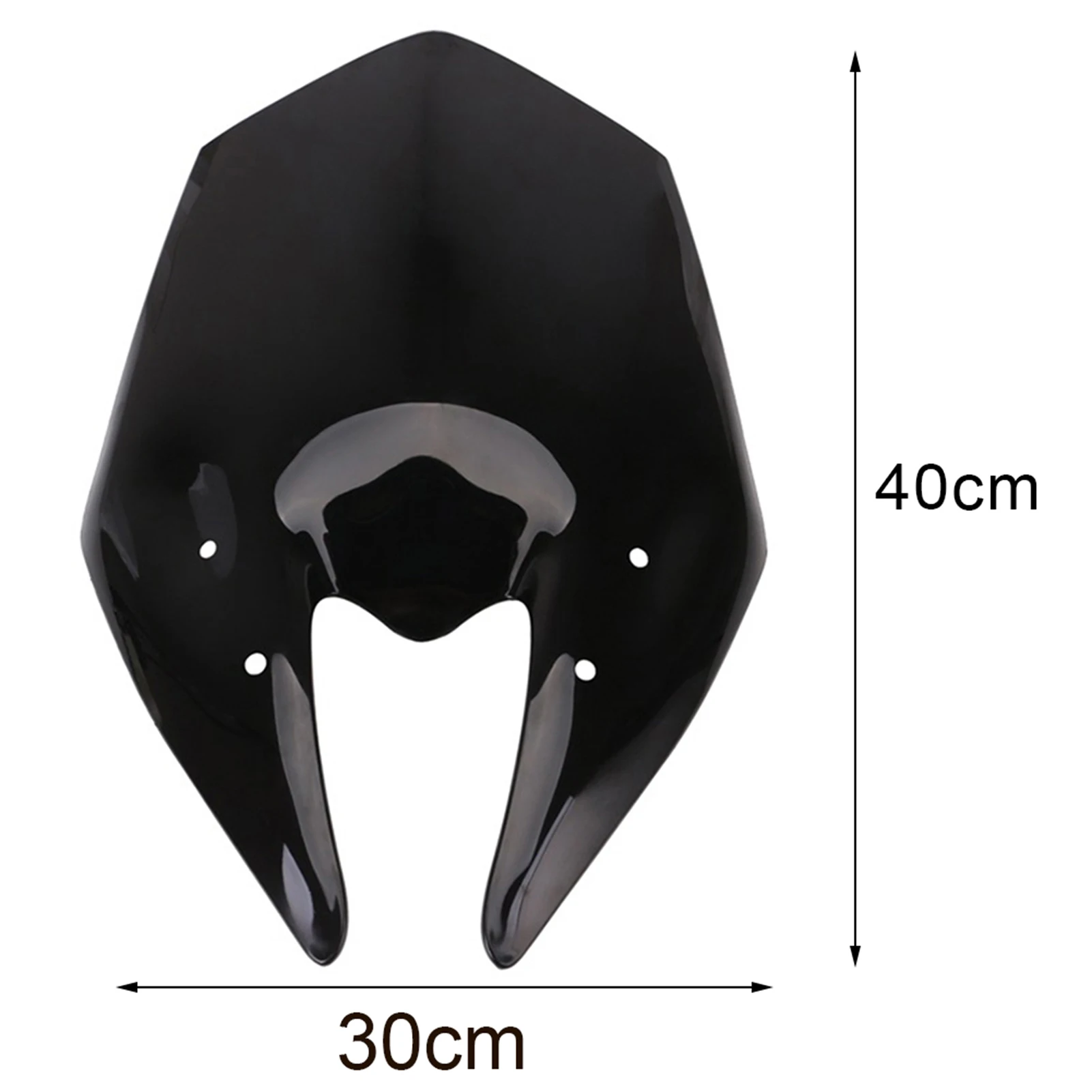 

Universal Motorcycle Windshield Windscreen Deflector Accessories for Kawasaki Z800 12-16 40cm x 30cm x 7cm