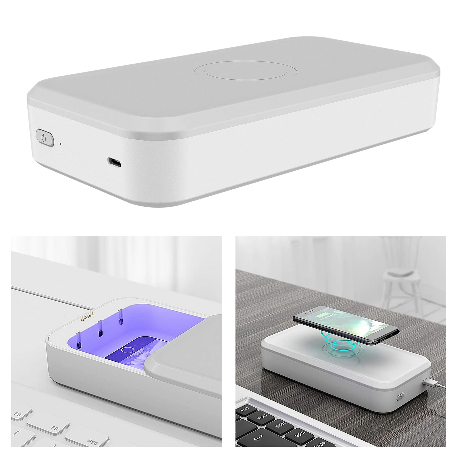 

UV Disinfection Sterilizer, UV Light Sanitizer Box, Cell Phone Disinfector 10W