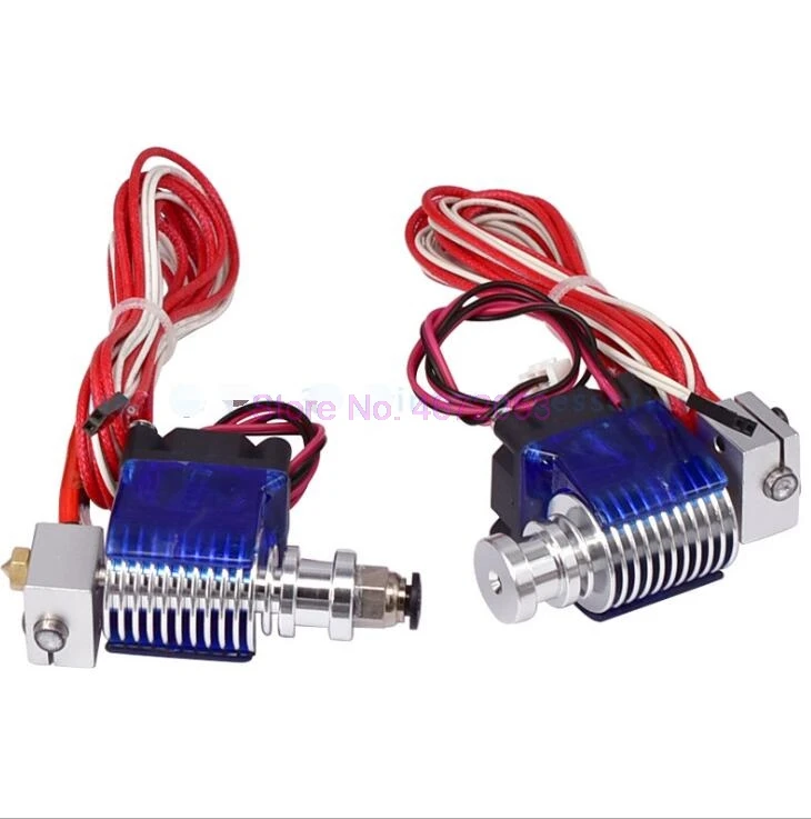 50 шт./лот V6 J head metal Hotend Уэйд или Bowden экструдер нагреватель Термистор вентиляторная