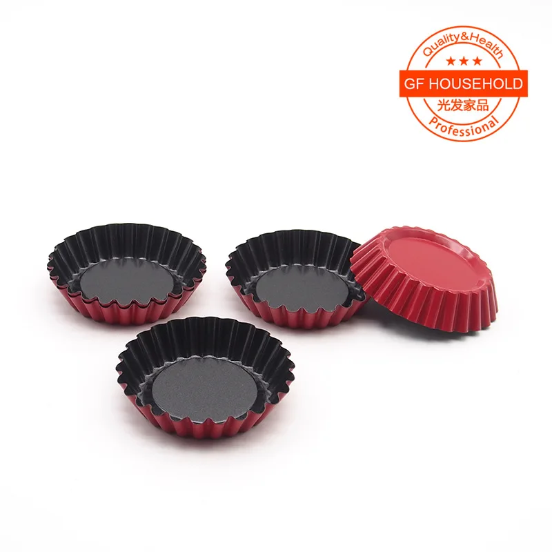 6/12/24pcs сдобы Сталь форма для порционного кекса выпечки чашки маслостойкая торт