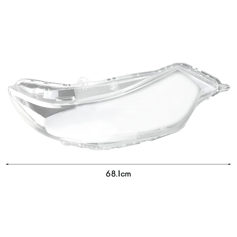 

DHBH-2PCS Car Lampshade Headlight Cover Transparent Head Light Lamp Glass Shell Mask Hardening for Honda Spirior 2009-2013