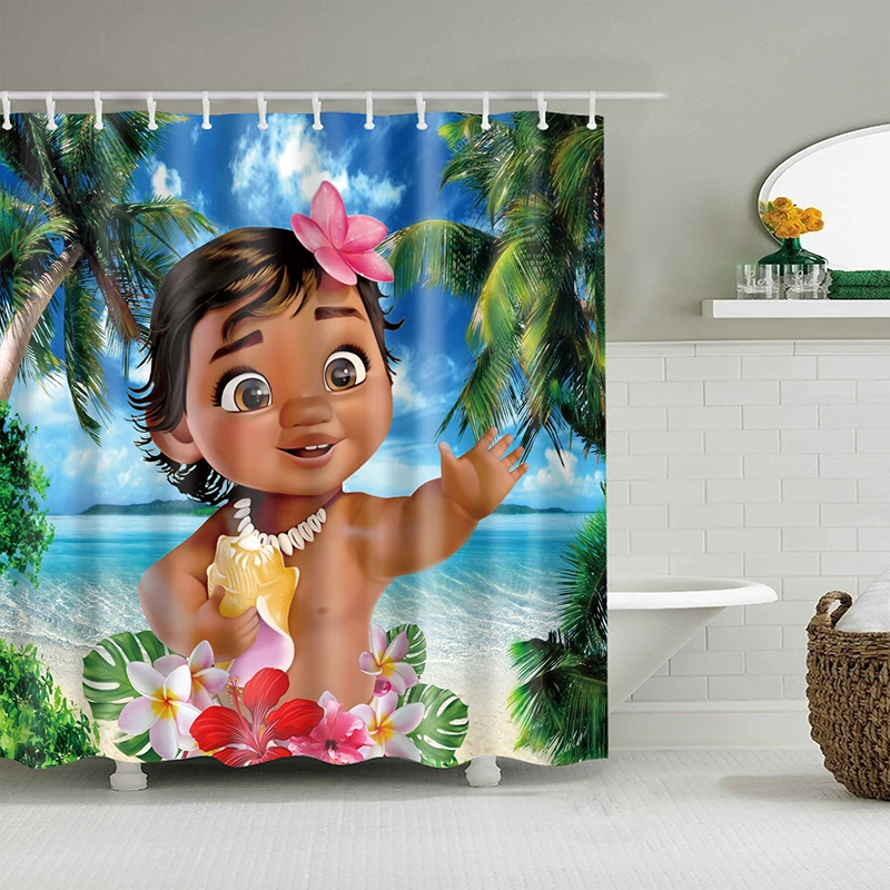 

girls bathroom curtains waterproof new arrival large bath curtain shower kids shower curtain african
