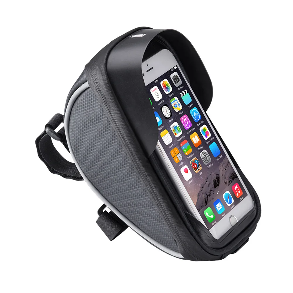 

Bike Phone Pouch Bag Bicycle Phone Mount Bag Bike Handlebar Bag Bike Frame Bag Black Bicycle Top Tube Pouch Phone Pouch Bag