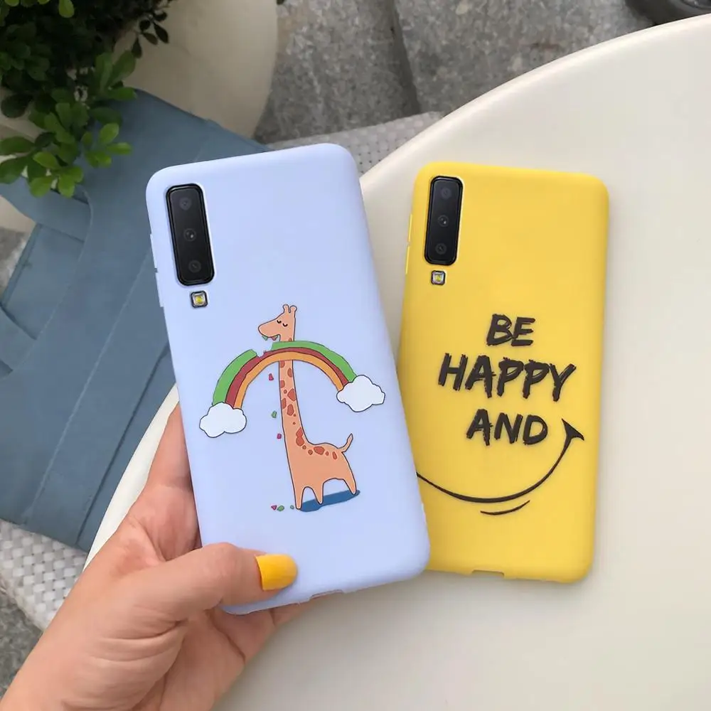 Мягкий силиконовый чехол 6 0 дюйма для Samsung A7 2018 чехлы Galaxy A 7 A750F телефона сумка Coque |