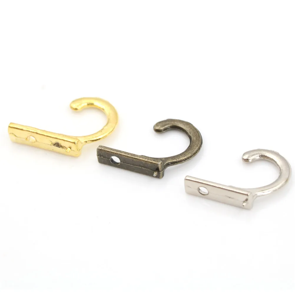 5 шт. 21 мм бронзовые металлические дверные настенные крючки маленькие
