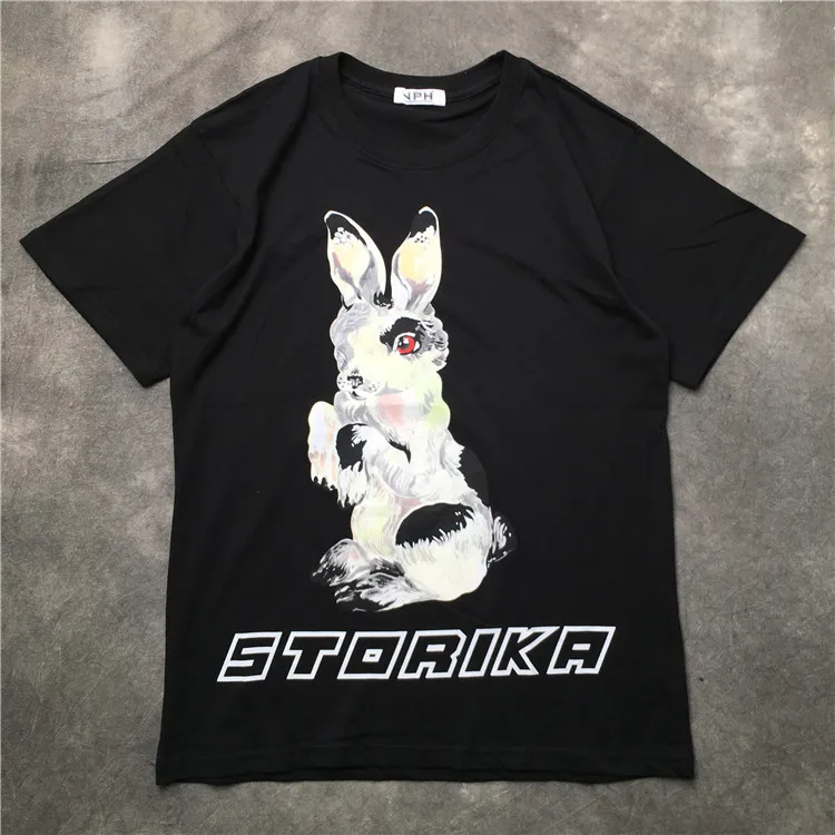 

Fashion New 2020 parkour High T Shirts rabbit Storika T-Shirt Hip Hop Skateboard Street Cotton T-Shirts Tee Top #G57
