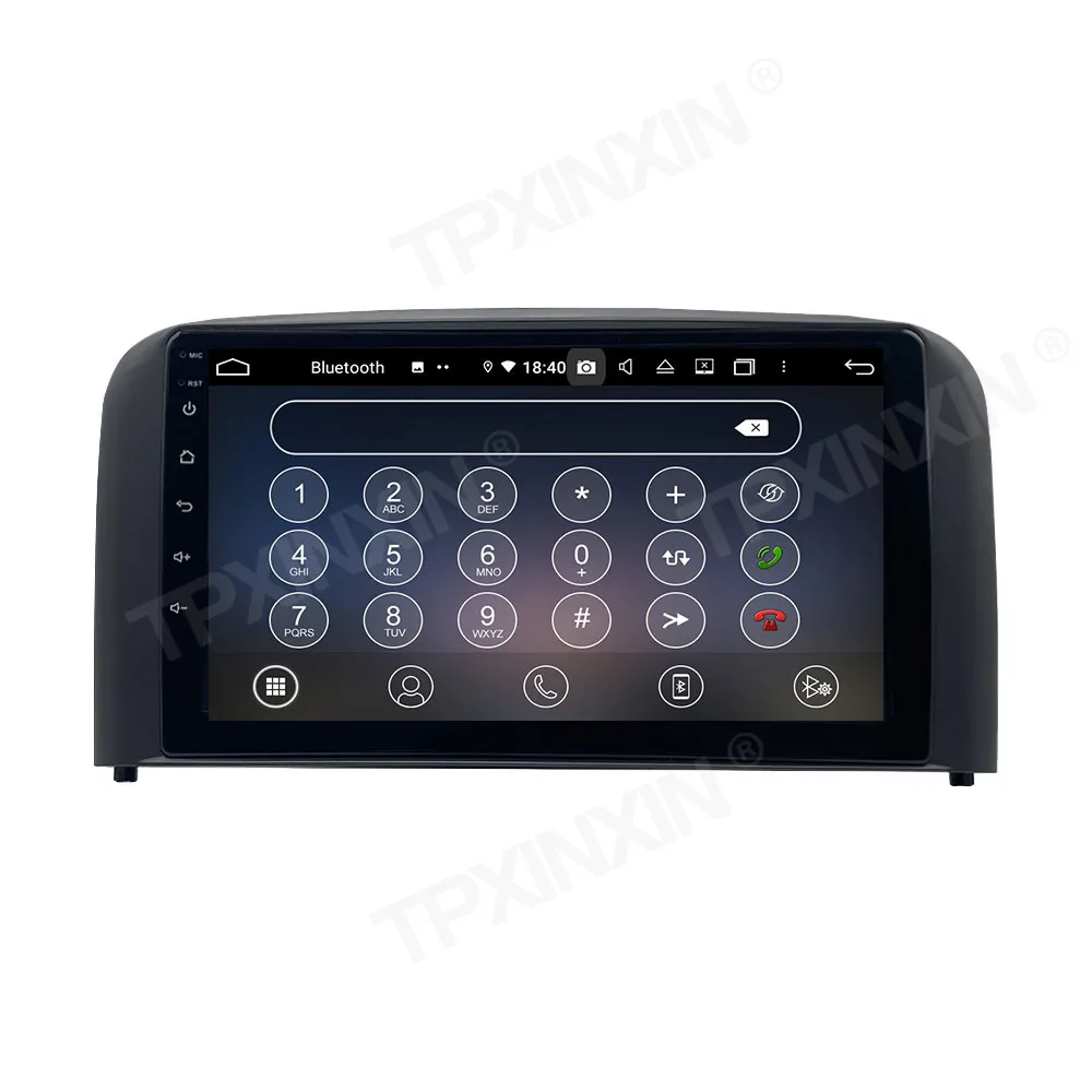 저렴한 무선 카플레이 안드로이드 10 자동차 GPS 네비게이션, 볼보 S80 1998-2006 헤드 유닛 자동차 멀티미디어 플레이어 자동 스테레오 라디오 IPS DSP