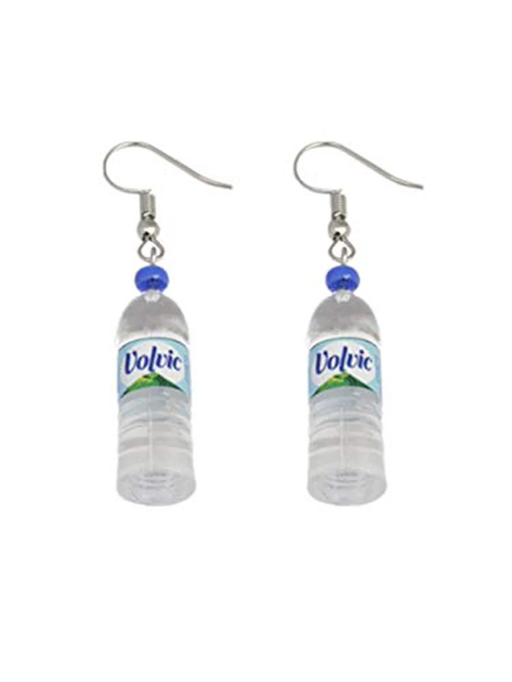 Новинка бутылочка с минеральной водой/Кола/водка/планета серьги в виде Луны и