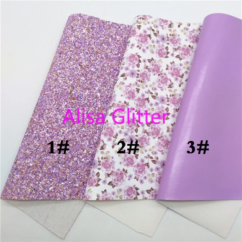 1 шт. блестящая фиолетовая ткань из искусственной кожи 21 х29 см | Дом и сад