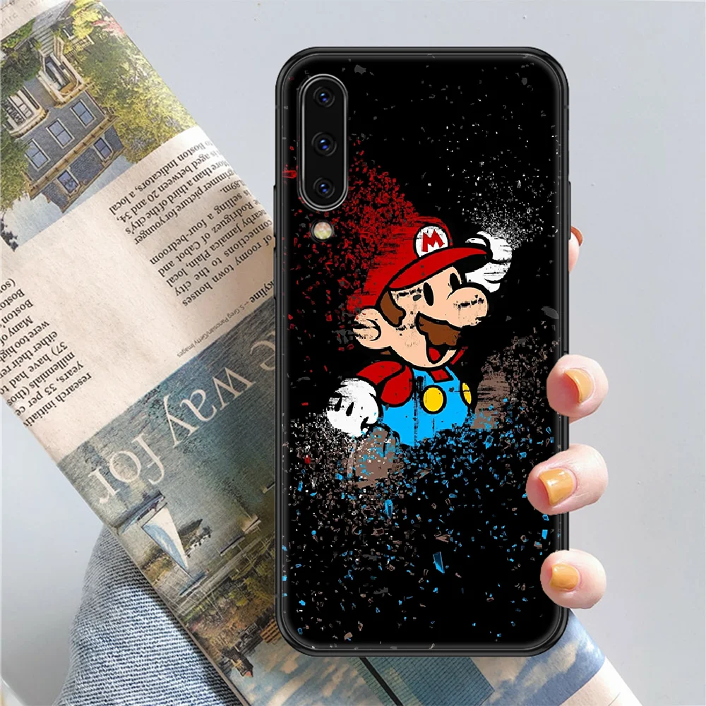 

Super Cute Marios Phone case For Samsung Galaxy A 3 5 7 8 10 20 21 30 40 50 51 70 71 E S 2016 2018 4G black pretty coque 3D