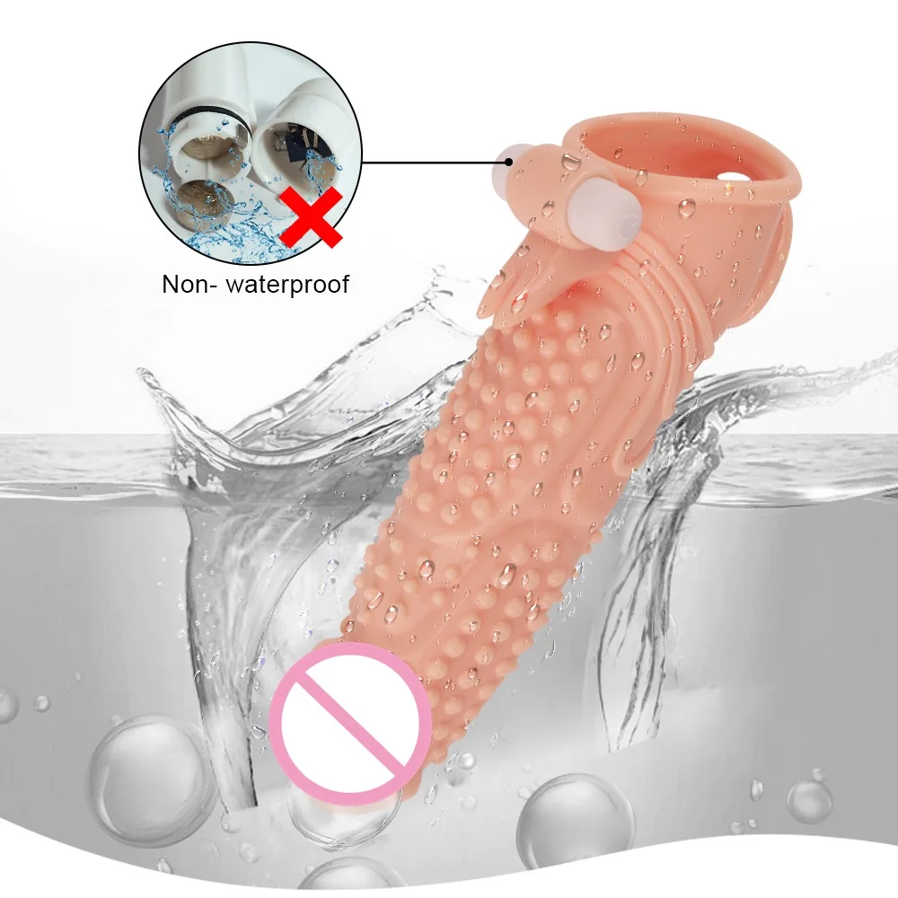 Вибрирующий пенис для увеличения мужчин t презервативы многоразовые расширители