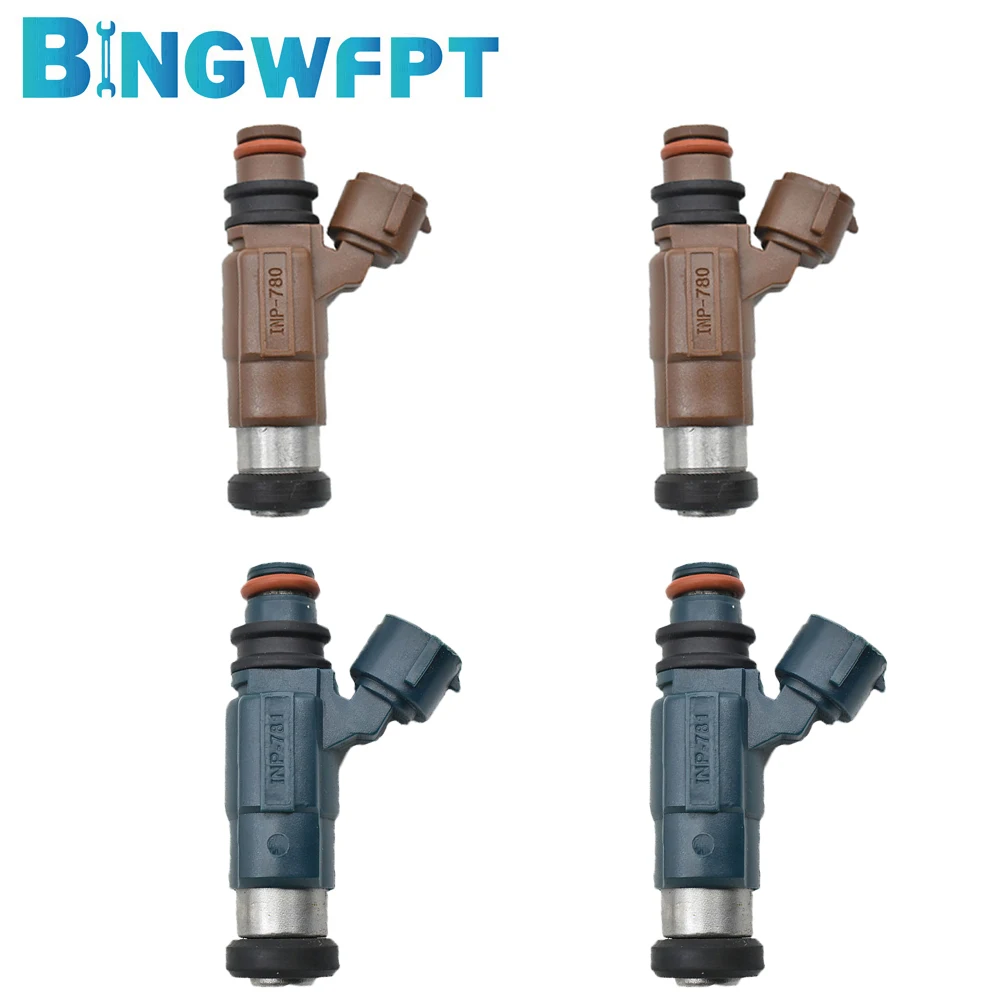 

4pcs/set Fuel Injector Nozzles for 99-00 Protege 00-02 626 1.8 2.0 INP-780 INP780 INP-781 INP781