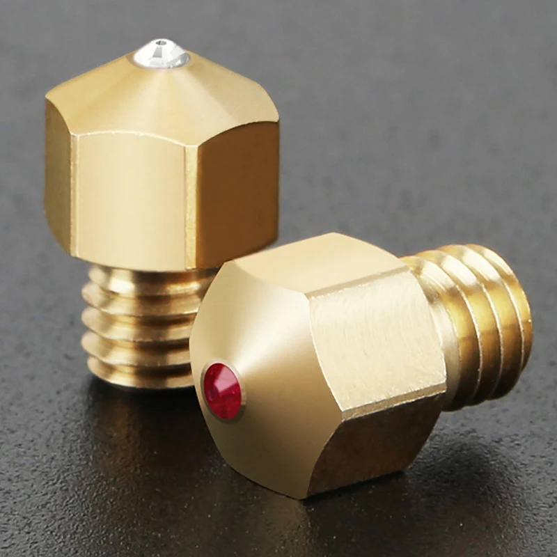 3D Printer Accessories Mk8 Nozzle 0.4Mm Compatible with Petg Abs Pei Peek and Other Consumables for Cr-10 Ender-3 Anet8 | Компьютеры и