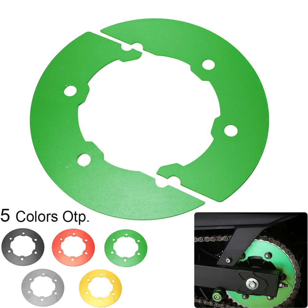 

For Kawasaki Ninja 400 Z400 2018-2020 Transmission Belt Pulley Cover Rear Wheel Sprocket Chain Gear Decorative Cover 2018 2019