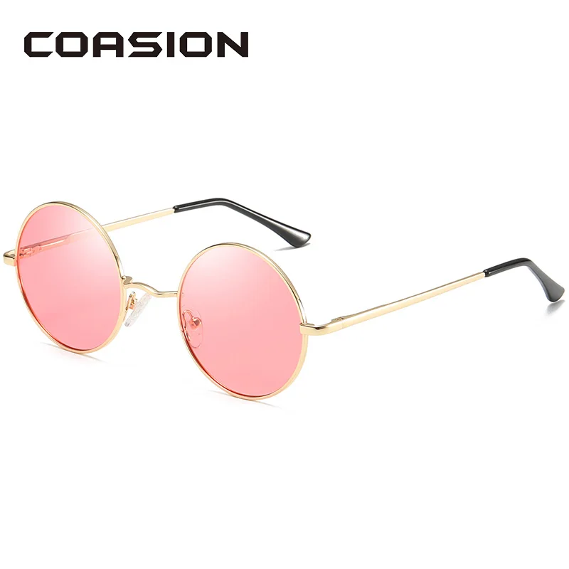 COASION брендовые классические ретро круглые Поляризованные Солнцезащитные очки