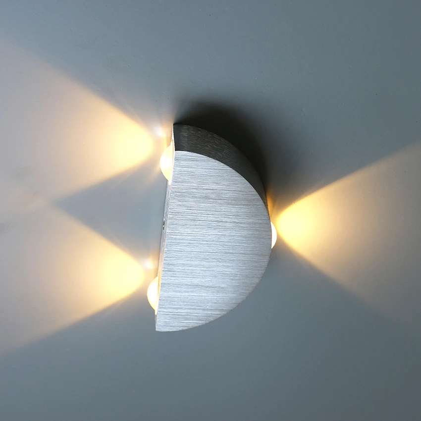 Светодиодная алюминиевая настенная лампа бра направленного света для спальни