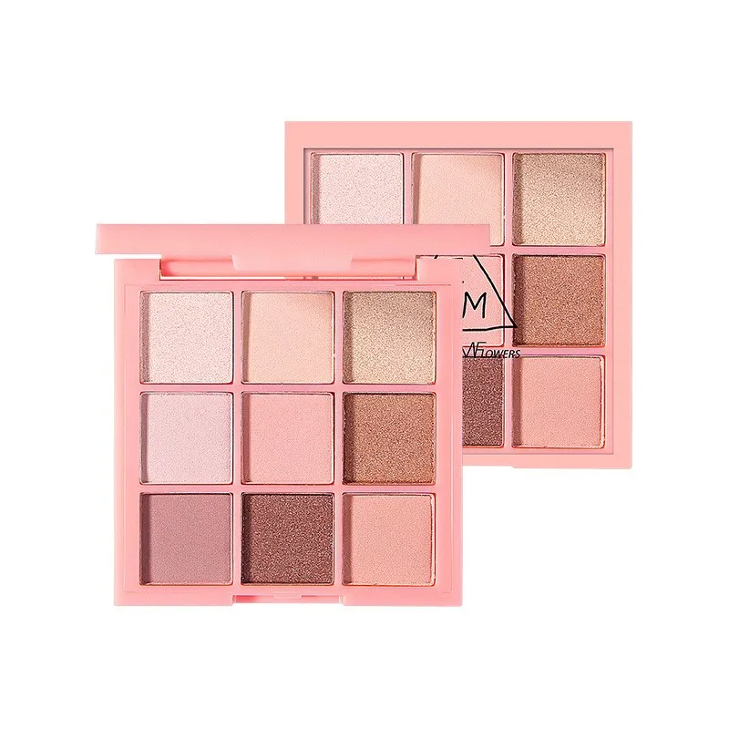 9 Color Nude Shining Eyeshadow Matte Makeup Glitter Pigment Smoky Eye Shadow Lasting-Effect Waterproof Cosmetics |
