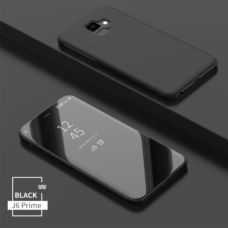 Умный зеркальный флип-чехол для телефона samsung Galaxy J2 Pro J3 J4 J6 J7 J8 Prime Core Max NXT Plus DOU Pro J3 J5 J7