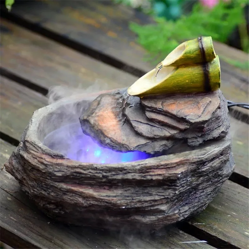 Смоляный увлажнитель для рыбного пруда офисный Настольный креативный водный