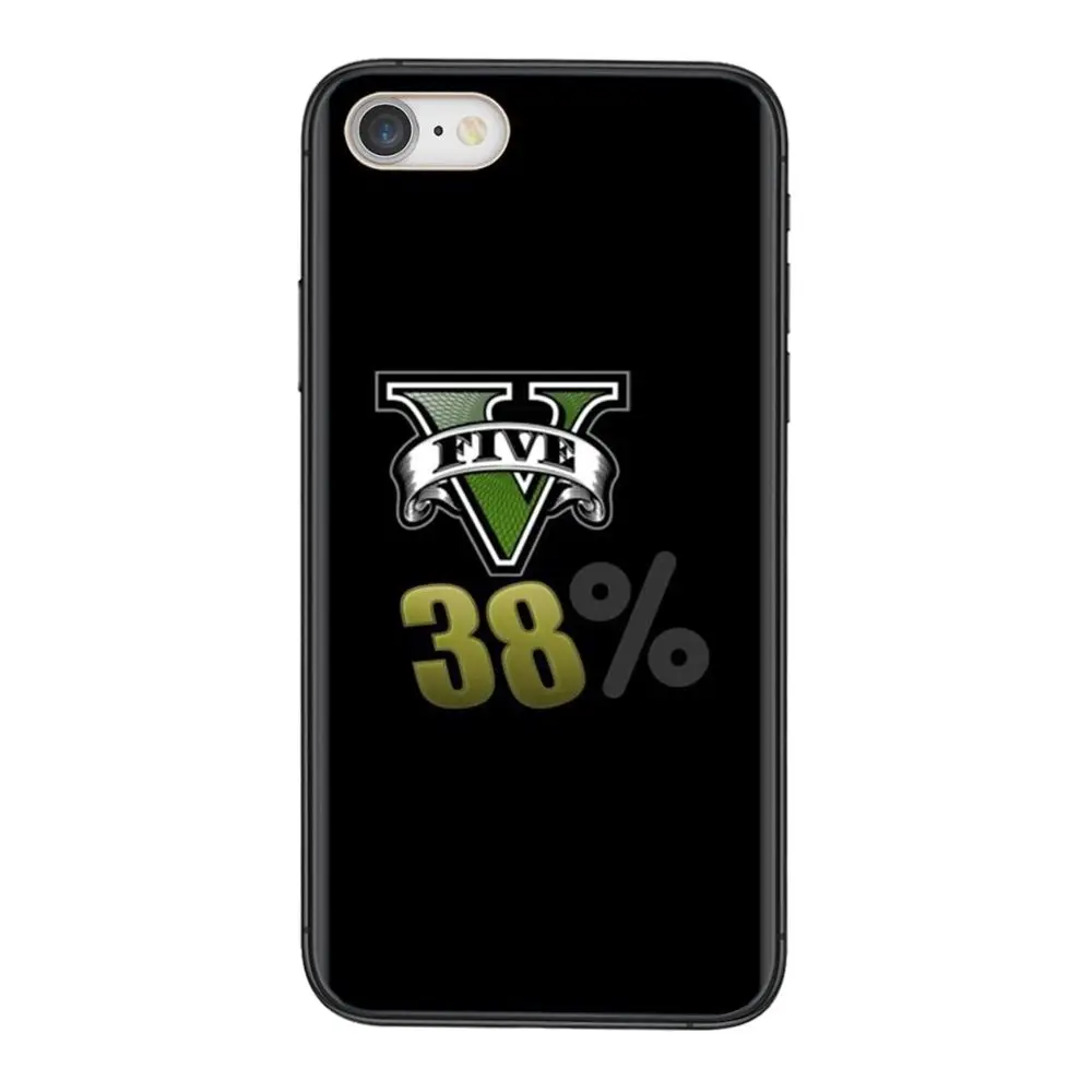 Для iPhone 11 12 Pro Mini 5 5S SE 5C 6 6S 7 8 X XR XS Plus Max мягкий чехол Grand Theft Auto Gta Logo Buy Charming | Мобильные