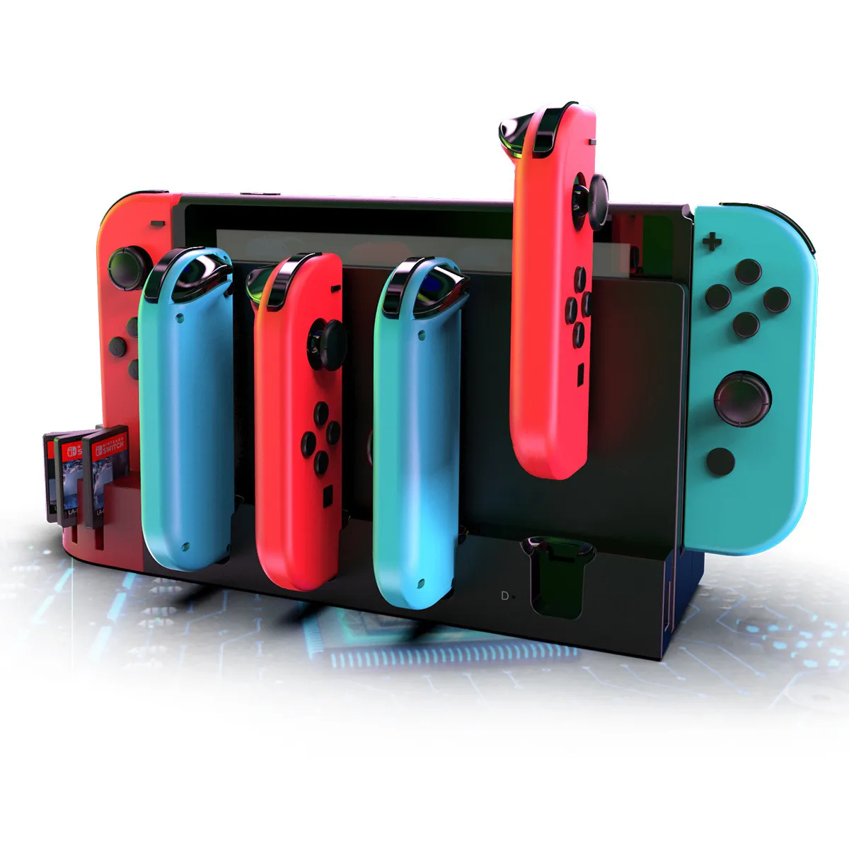 

Зарядное устройство со светодиодсветодиодный подставкой типа C для Nintendo Switch Joy-Con