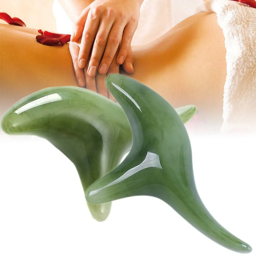 JYTOP 2 шт. натуральный зеленый Смола пчелиный воск треугольный массажер Янтарный