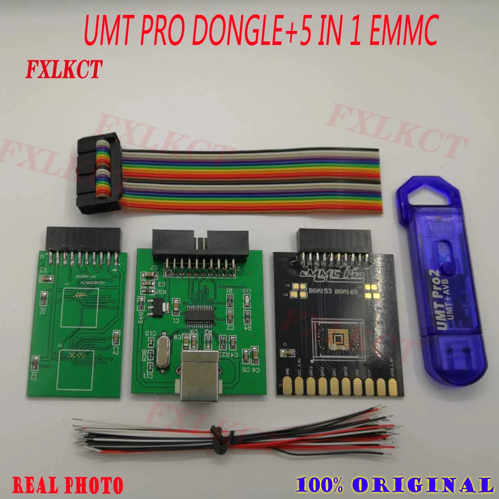 Ключ gsmjustoncct new100% umt pro dongle UMT PRO + адаптер emmc isp 5 в 1 (функция Umt averange 2 1) для sam Huawei/ -