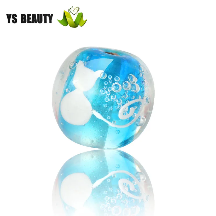 Бусины стеклянные японская заколка с бусинами ручная роспись | Украшения и