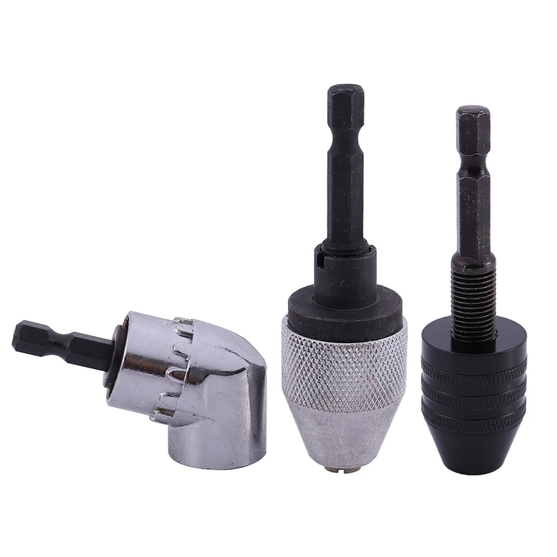 

105 Degree Right Angle Drive Drilling And Drive Power Screwdriver Bit Attachment 1/4 Inch Hex Quick Change Drive And Drill Socke