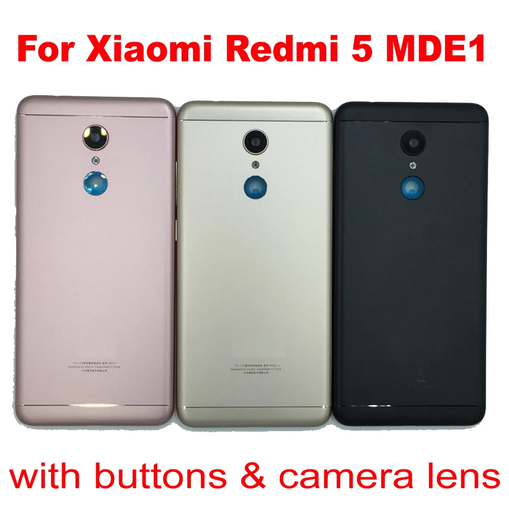 Оригинальный Корпус задней крышки аккумулятора для телефона Xiaomi Redmi 5 MDE1 с