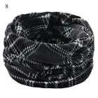 Зимние мягкие шарфы-кольца на шею, теплый спортивный ветрозащитный термошарф для верховой езды, плотный шарф без ограничений, уличный шарф унисекс