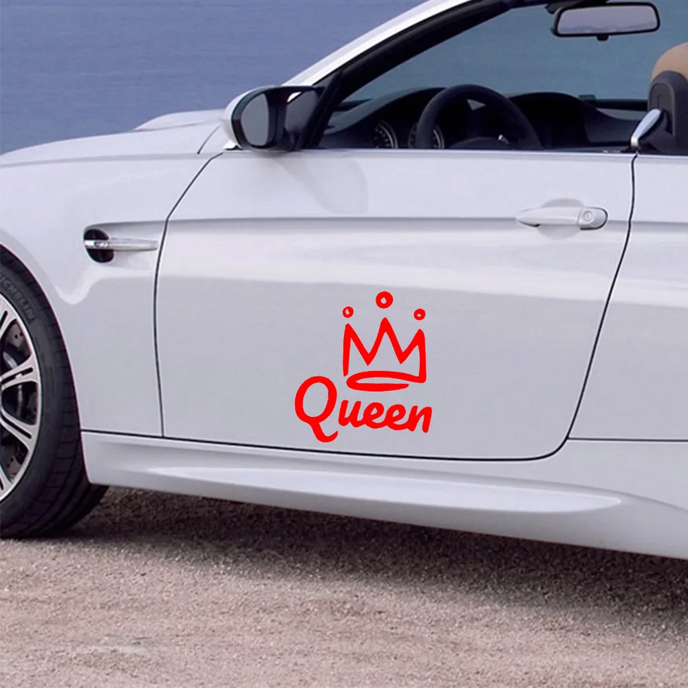 

Cartoon Majestic Crown Car Sticker Interesting Reflective Car Stickers Decals