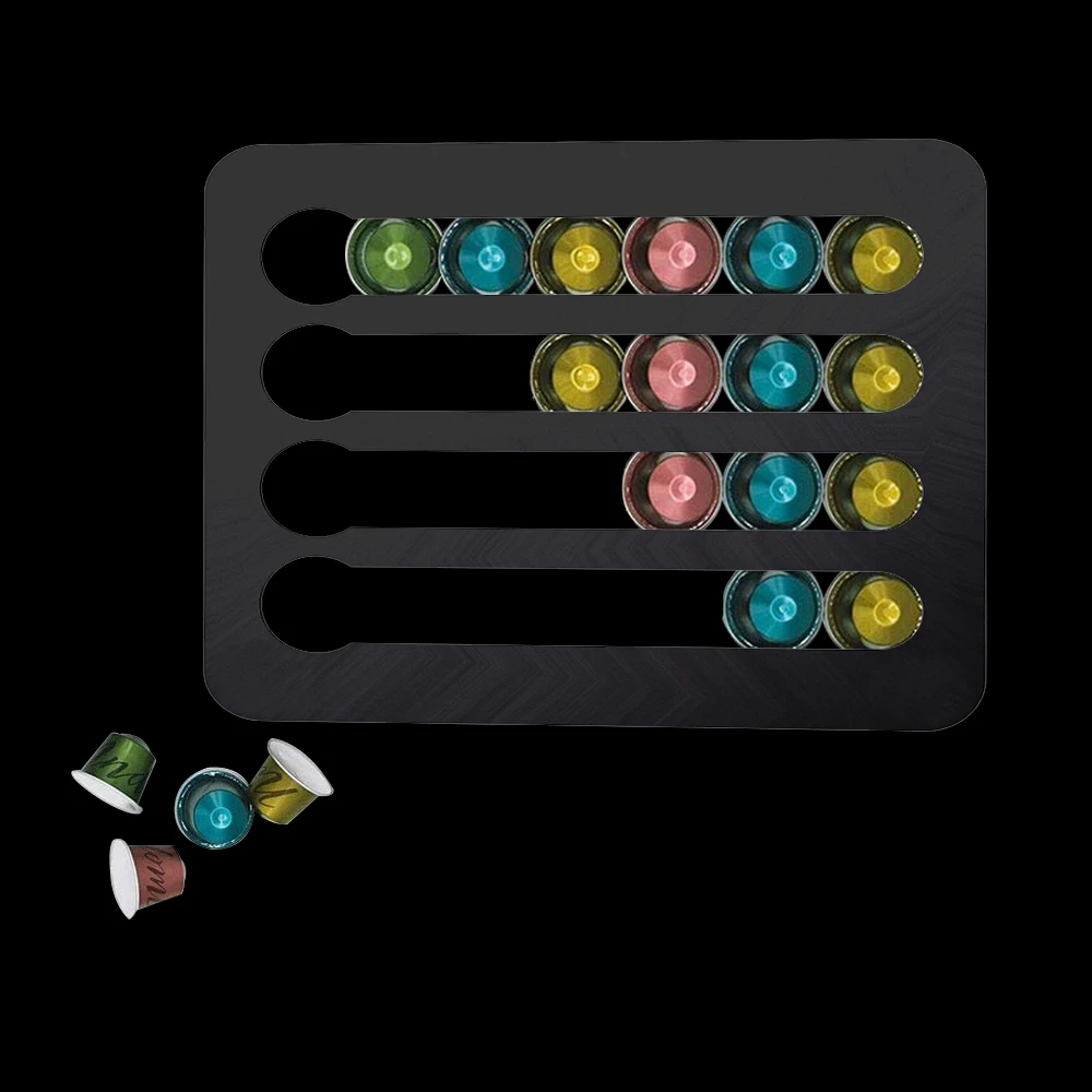 Держатель для кофейных капсул Nespresso 24 чашки стойка полка хранения держатель
