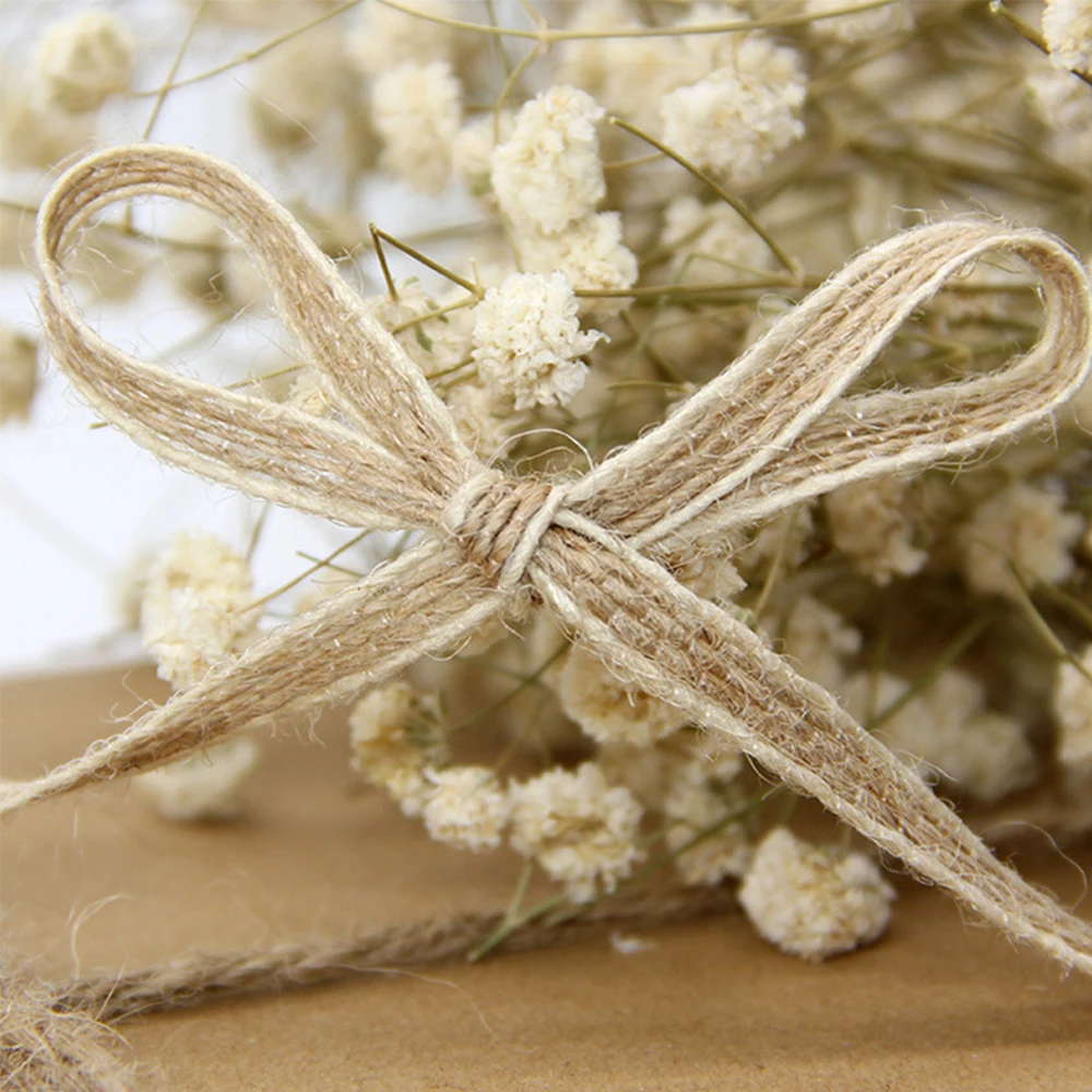 Рождественское украшение LAPHIL 10 м джутовая лента елочные Подвески украшения