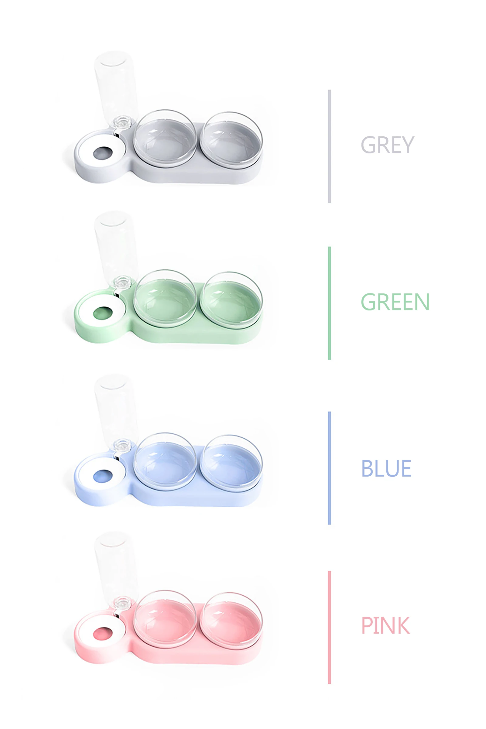 

Pet Cat Bowl Automatic Feeder Dog Cat Food Bowl With Water Fountain Double Bowl Drinking Raised Stand Dish Bowls For Cats
