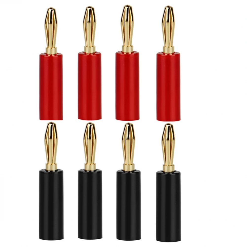 4 шт. позолоченные разъемы для колонок мм|Коннекторы и разъёмы| |