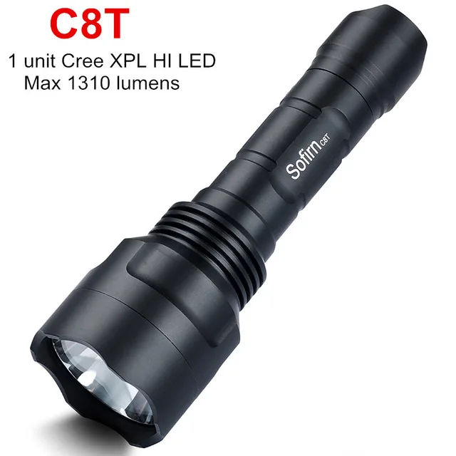 Sofirn C8A C8T мощный светодиодный фонарик тактический фонарь 18650 XPL2 XPL HI мощная лампа портативный фонарик Охота Велоспорт