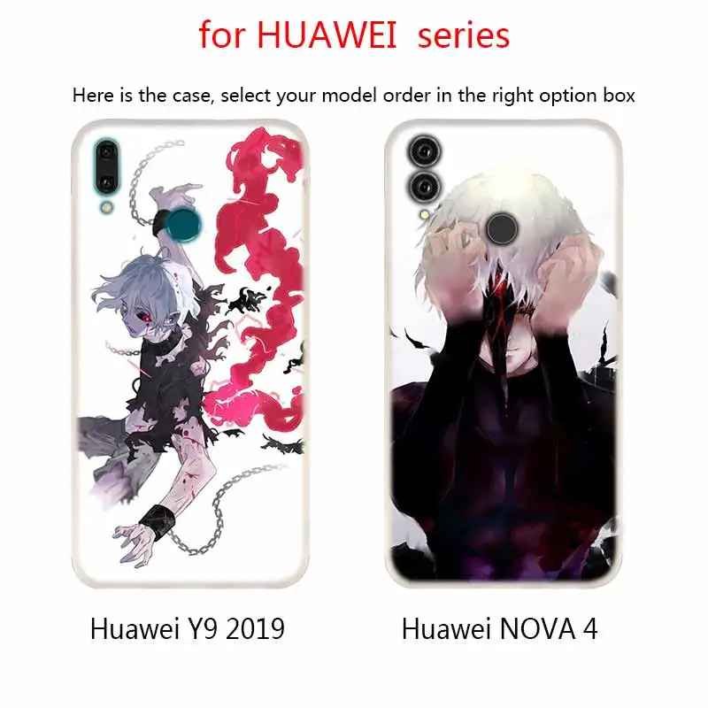 Мягкие силиконовые чехлы Tokyo Ghouls для Huawei Mate 10 Lite 20 Pro 20X S Y5 2017 Y9 2018 2019 NOVA 3 3i 4|Бамперы|