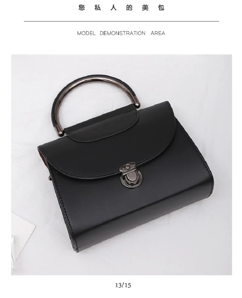 Женская сумка Осенняя новая мессенджер через плечо ручной работы с железным