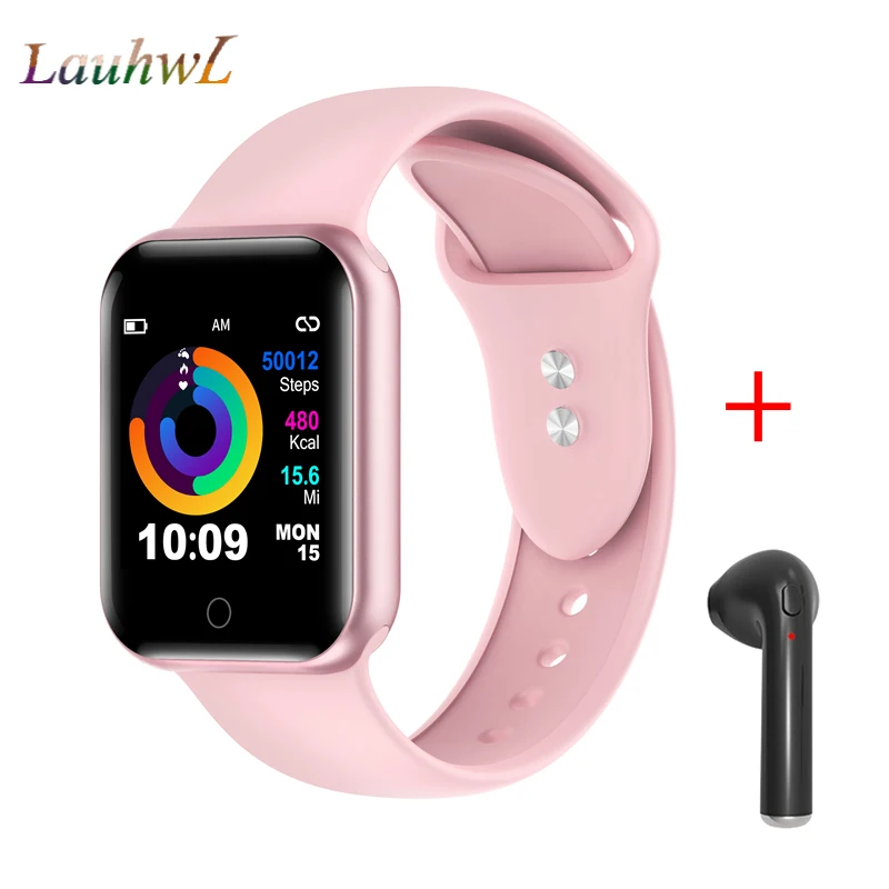 Для женщин Bluetooth для смарт часов Android сердечного ритма кровяное давление фитнес