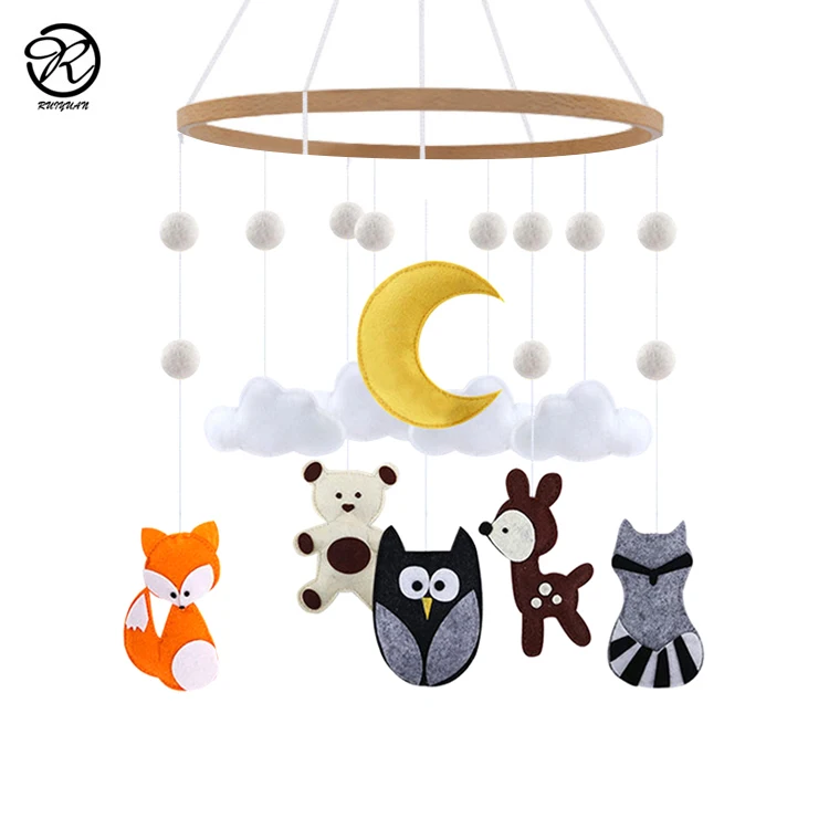 Мобильный телефон с изображением лесных животных лисы Лесной войлок для детей |