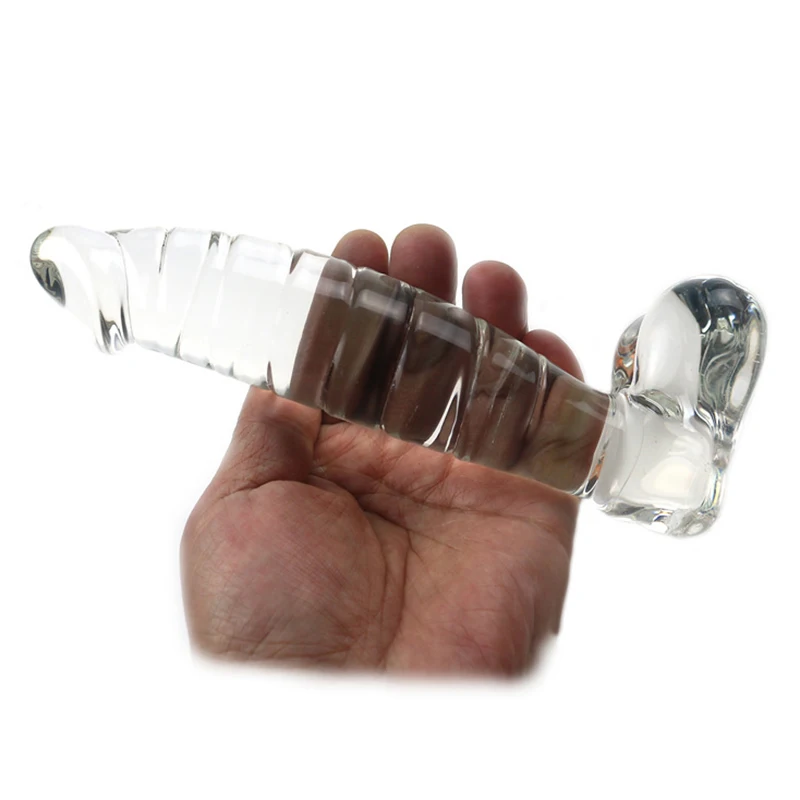 Огромный стеклянный фаллоимитатор 3 стиля фаллоимитаторы для женщин массажер