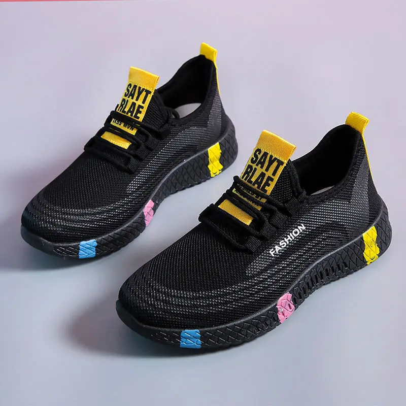 

2021 Women Casual Shoes Breathable Mesh Platform Sneakers Women Fashion Mesh Sneakers Shoes Walking Flat Woman Tenis Feminino
